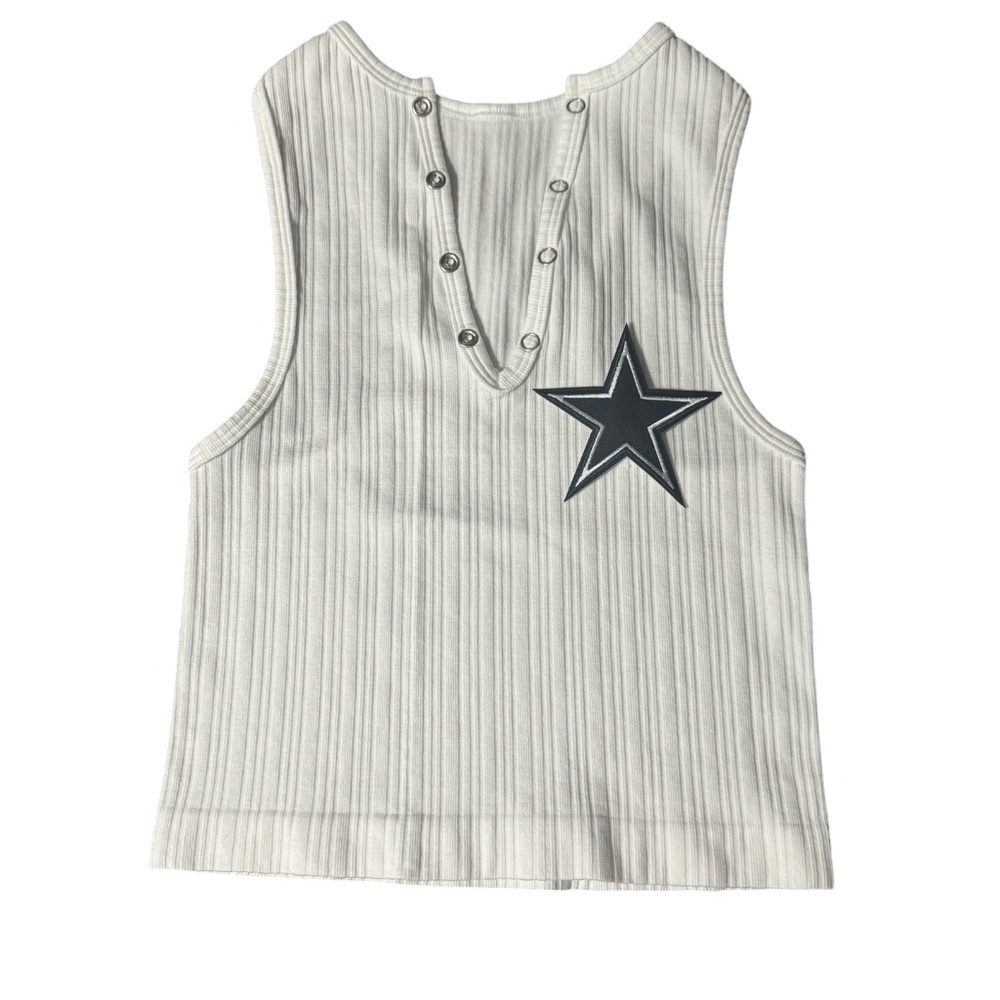 Dallas Cowboys Crop  Tank Vintage|NFL|One Size